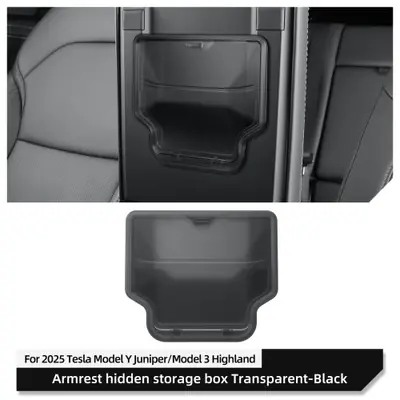 Image de Boîte de Rangement Cachée pour Tesla Model Y & Model 3