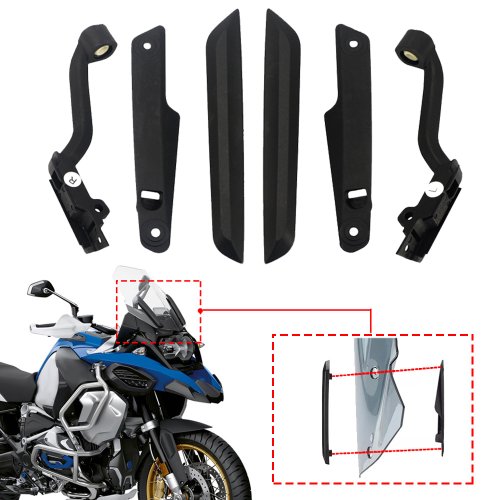 Afbeelding van Voorruitbeugel met Trimstrip voor BMW R1250GS & R1200GS Adventure