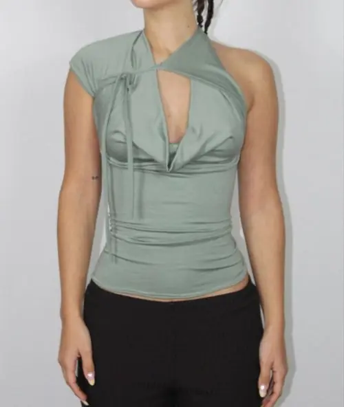 Image de Débardeur Sexy Dos Nu Femme - Style Y2K Chic