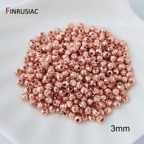 rose gold plated-3mm