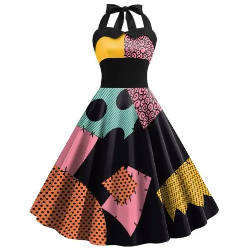 Image de Costume Sally Cosplay Femme - Tenue d'Halloween Originale