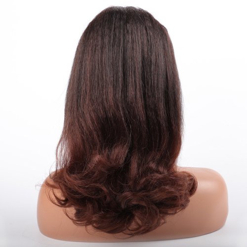 Immagine di Estensioni Capelli Sintetici Coda di Cavallo con Pettine Warp - Capelli Lisci e Crespi Kanekalon per Look Naturale e Voluminoso