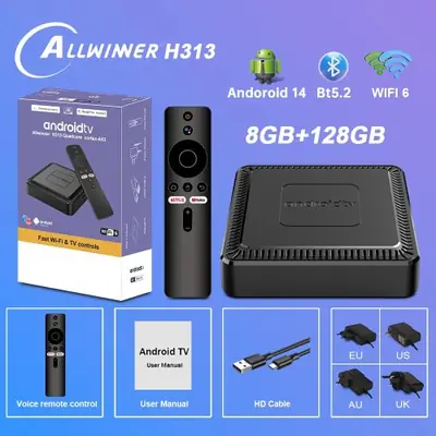 Image de TV Box Android 14 Ultra Performante 8Go/128Go