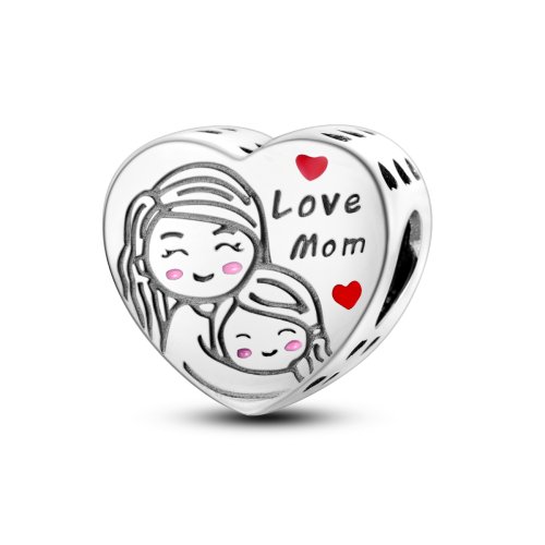 Imagen de Pulsera de Plata 925 con Corazón - Regalo Perfecto para Madre, Hermana o Amiga