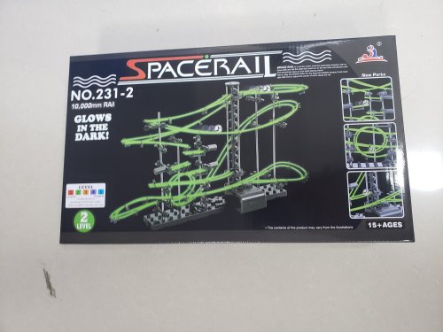 Immagine di Labirinto di Marmo Luminoso con Pista da Corsa, Spacerail e Montagne Russe - Modello di Ascensore Elettrico per Bambini, Gioco Educativo Scientifico per Bambini dai 6 ai 12 Anni