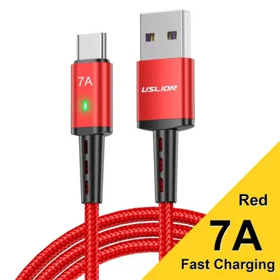 Image de Câble USB-C Rapide 7A pour Samsung, Xiaomi & Plus