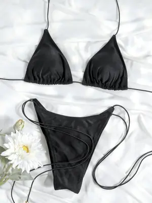 Image de Bikini Mini String Imprimé - Style Sexy & Élégant