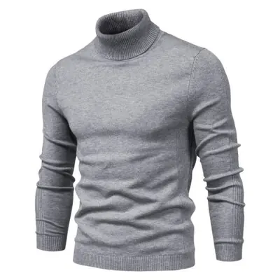 Image de Pull Homme Col Roulé Épais - Chaud & Décontracté