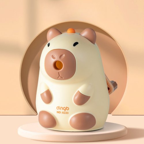 Image de Taille-Crayon Capybara Kawaii - Design Coréen Mignon