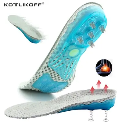Image de Semelles de Sport en Gel Silicone - Anti-Fatigue & Orthopédiques