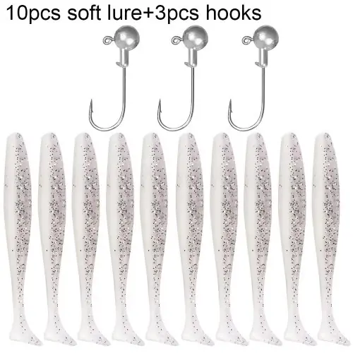 Image de Leurre Souple Nageur 10 Pièces - Pêche à la Carpe