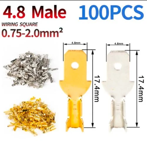 4.8mm Male