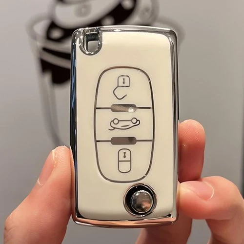 3 Buttons White