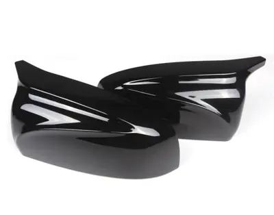 Image de Capuchons de rétroviseurs noir brillant fibre de carbone pour BMW X5 E70/X6 E71