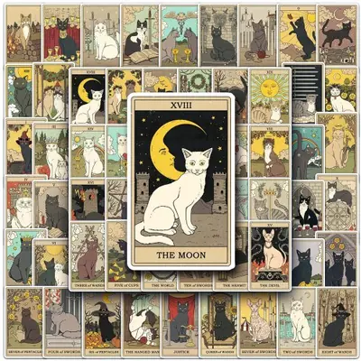 Image de Stickers Chat Vintage - Déco Drôle & Originale