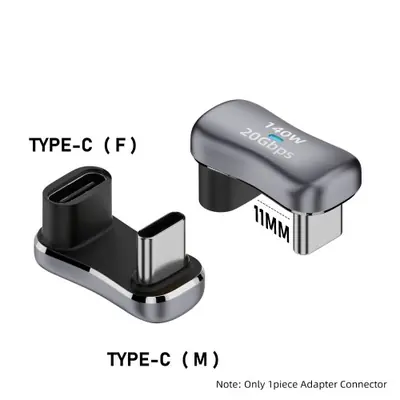 Image de Adaptateur USB-C 180° - Charge Rapide 140W & 20Gbps
