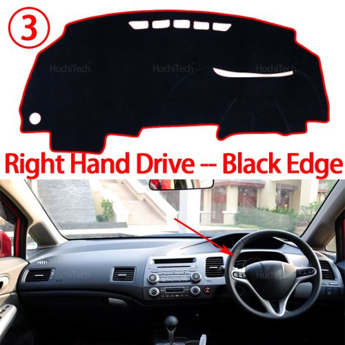 Afbeelding van Voor Honda Civic 8 2006-2011 FB FK FA FD Hoge Kwaliteit Dashboard Mat Dashmat Cover Pad Zonnescherm Tapijt accessoires