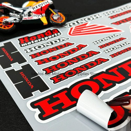 Image de Stickers Réfléchissants Moto - Ailes de Rêve Honda