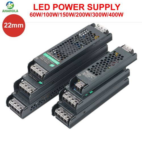 Imagen de Fuente de Alimentación LED 12V y 24V con Convertidor CA a CC de 220V, 60W y 400W para Tiras LED – Transformador de Alta Eficiencia con Controlador 2A y 5A