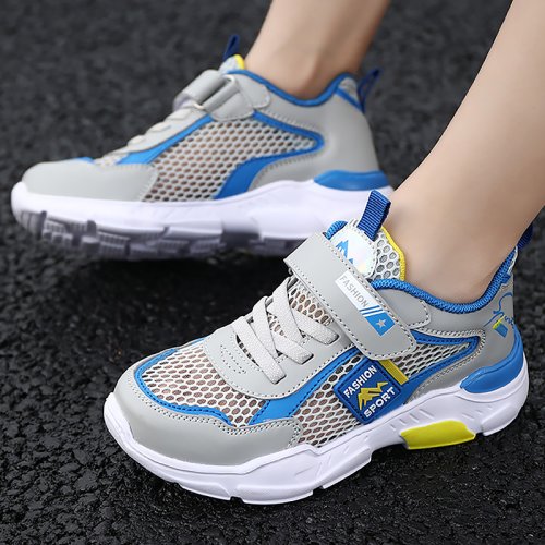 Bild von Einzigen Net kinder Schuhe Jungen Turnschuhe Sommer Atmungsaktive Nicht-slip Oberfläche Mädchen Casual Tennis Sport Laufen Outdoor Schuhe