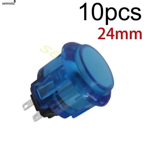 Image de Boutons Arcade 30mm & 24mm - Kit de 10 Pièces Multicolores