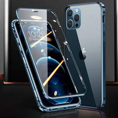 Image de Coque pour iPhone 360° Magnétique en Métal - Protection Ultra-Résistante