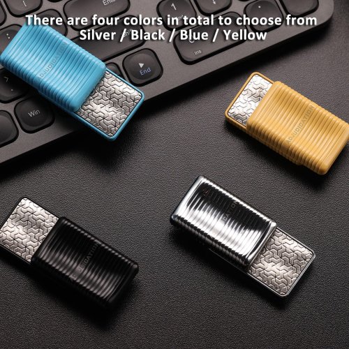 Immagine di Fidget Toys per adulti, Fidget Slider Magnetic Fidget Slider, Fidgets per adulti per l'ansia e lo stress, con un unico effetto diapason