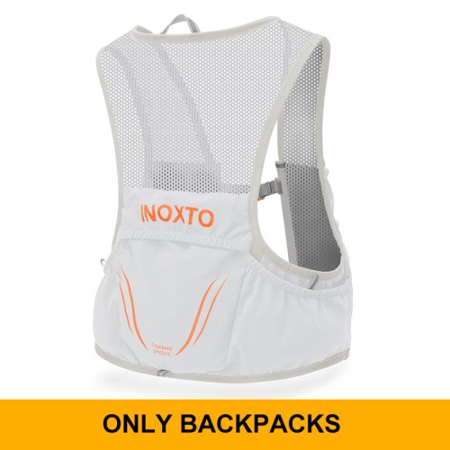 Imagen de Mochila ligera para correr, chaleco de hidratación adecuado para bicicletas, hombres, maratón, sende...