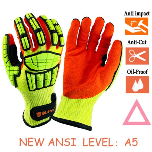 Imagen de Guantes de Trabajo Resistentes a Cortes y Antivibración - Pack de 100