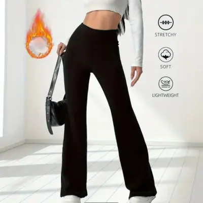 Image de Leggings Thermiques Velours Taille Haute