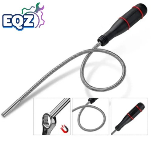 Image de Tige Magnétique Pliable - Ramasse-Écrous & Vis