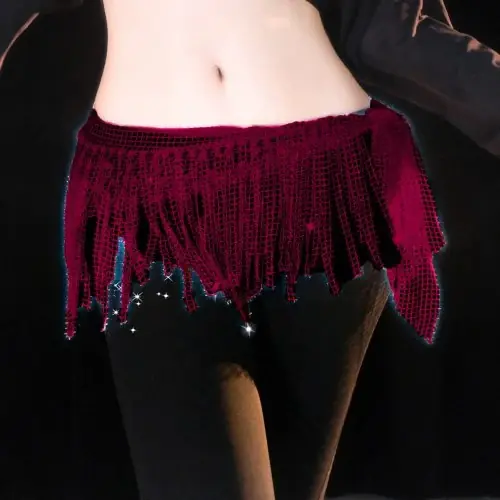 Image de Ceinture de Danse du Ventre avec Pampilles Scintillantes
