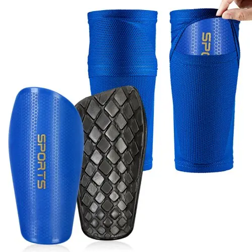 Image de Protège-Tibia Élastique Respirant pour Football - Protection Optimale