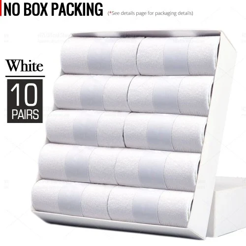 10 Paar Weiß