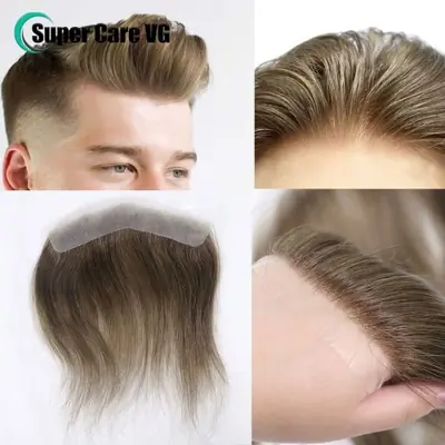 Image de Toupet Homme 15cm - Cheveux Humains Ultra Mince