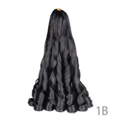 Image de Tresses Bouclées Prêtes à Porter - Cheveux Synthétiques Légers
