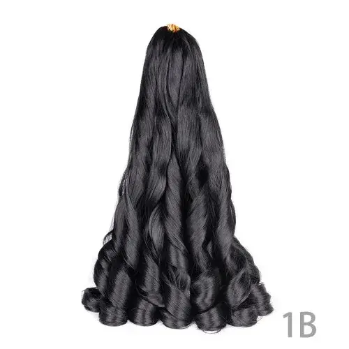 Image de Tresses Bouclées Prêtes à Porter - Cheveux Synthétiques Légers