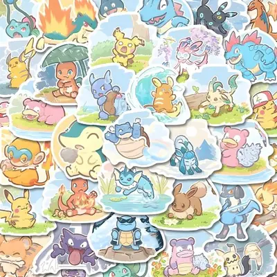 Image de Stickers Pikachu Mignons - 103063 Pièces