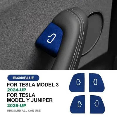 Image de Couvercle de garniture en daim pour Tesla Model 3 & Y - Élégance et protection
