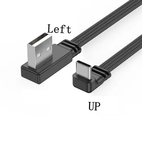 Image de Câble USB-C Flexible 90° - Chargement & Données
