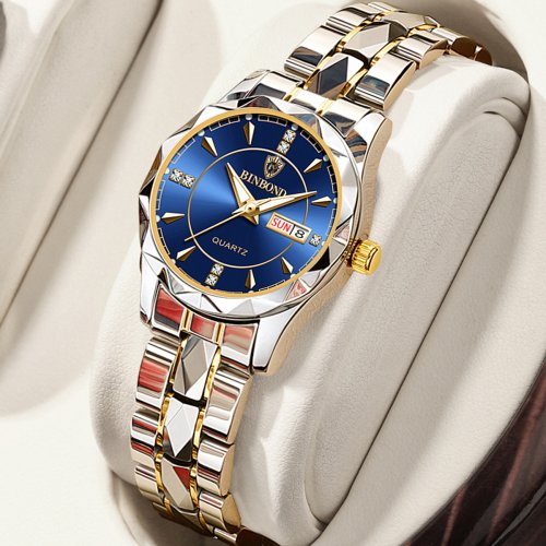 Image de Montre Femme Élégante - Quartz Lumineux & Étanche