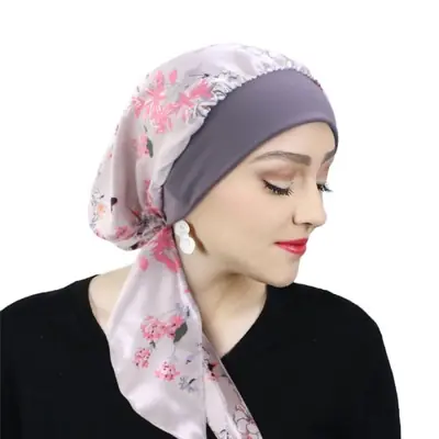 Image de Turban Élastique pour Femme - Chapeau de Chimio & Foulard de Sauna