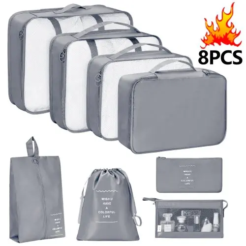 8PCS gris