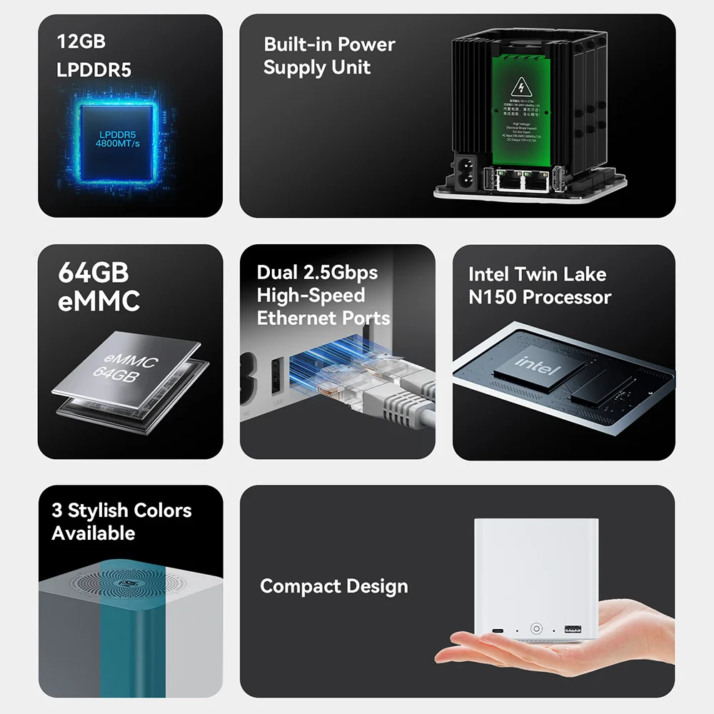 Image de Mini PC Beelink ME NAS - Puissant & Compact