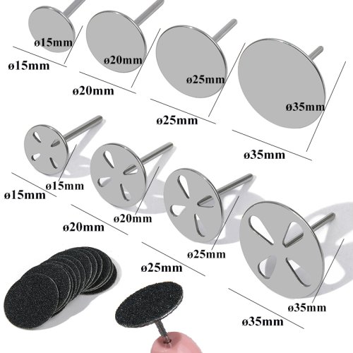 Imagen de Disco de Lija Reemplazable para Pediatria con Tamaños 20, 25 y 35 mm – Herramienta Profesional para Eliminar Callos y Piel Muerta en Pies