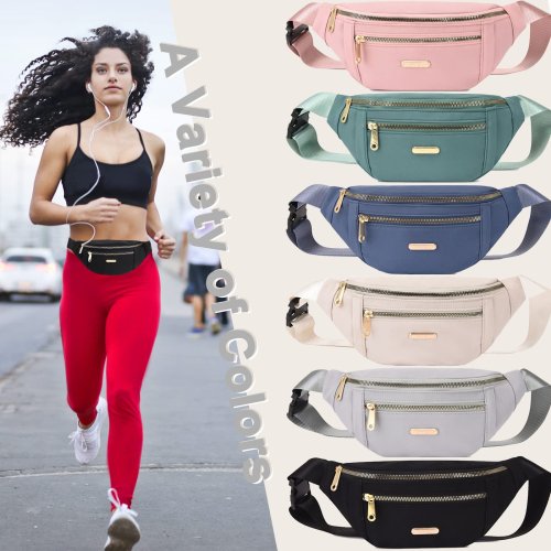 Afbeelding van Stijlvolle en Lichte Heuptas voor Dames en Heren – Mode Heuptassen met Kruisband voor Hardlopen, Wandelen, Reizen en Workout