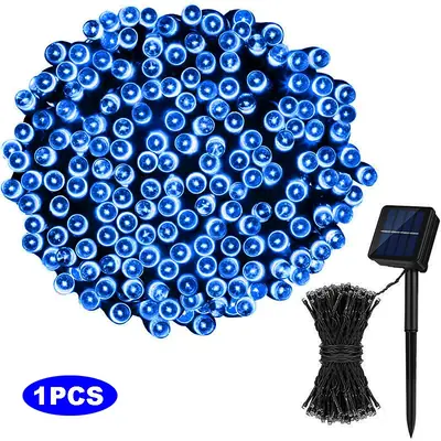 Image de Guirlande Lumineuse Solaire 100 LED - Étanche & 8 Modes