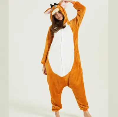 Image de Grenouillère Tom Cat Grise pour Adultes - Pyjama Animaux Dessin Animé