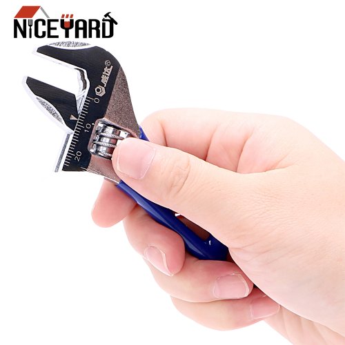 Imagen de Llave Universal Mini Ajustable de Acero Inoxidable, Tuerca hasta 24 mm, Herramienta Manual Compacta y Duradera