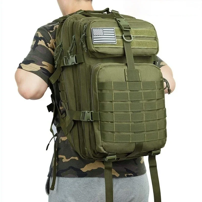 Plecak Taktyczny 30L/50L z Nylonu 1000D Wodoodporny do Trekkingu, Wędkarstwa, Polowań, Aktywności na Świeżym Powietrzu, Kempingu i Wędrówek